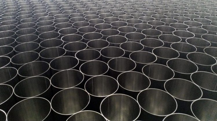 煙突 排煙 鋼 パイプ 工場 産業 円 グレー輪 グレイ業界