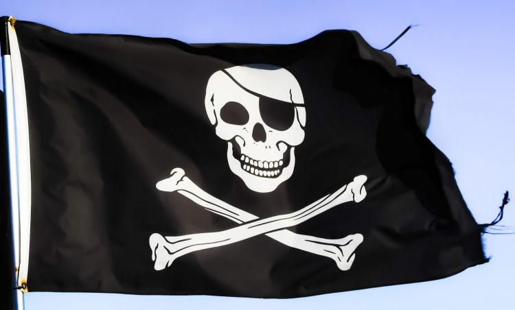 海賊 フラグ 頭蓋骨 シンボル スケルトン 海賊船 骨頭蓋骨 アナーキー ブラック